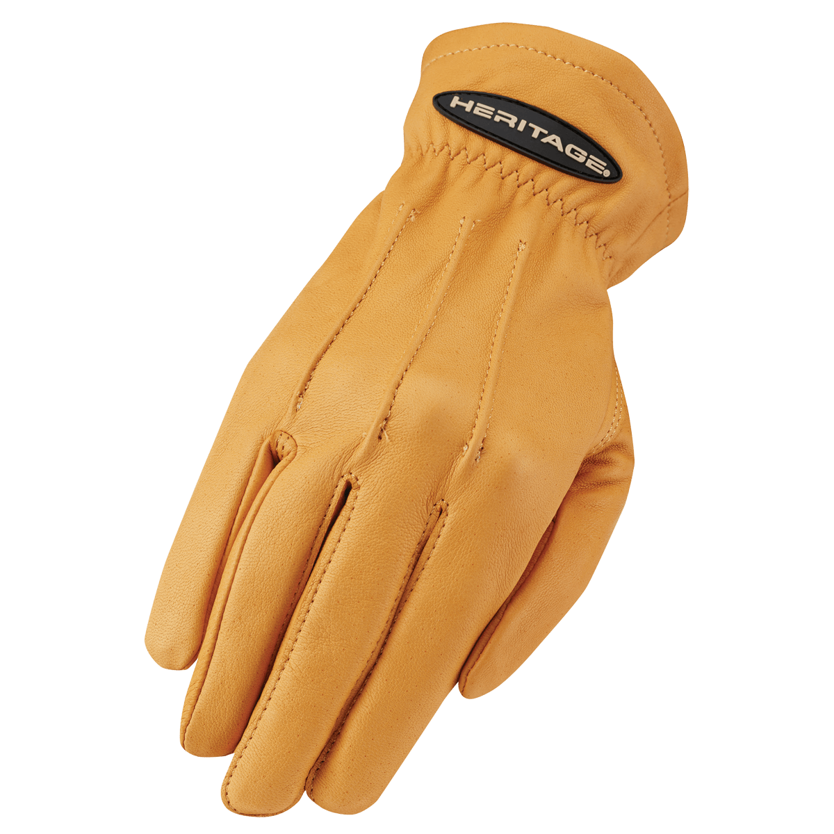 Heritage Black Deerskin Winter Trail Gloves 